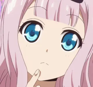 ❓ Chika Fujiwara Kaguya-sama: Love Is War Anime, Chika, Süß, Mädchen, Kawaii whatsapp sticker