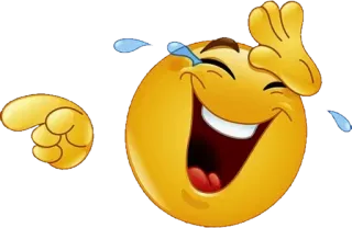 😂 emoji, laughing, pointing, funny, humor, joke, emoticon telegram sticker