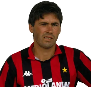 😟 voetbal, atleet, sport, AC Milan, voetbal telegram sticker