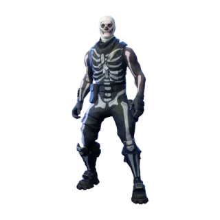 💀 Skull Trooper Fortnite teschio, scheletro, Fortnite, gioco, personaggio, skin telegram sticker