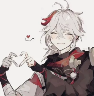 ❤️ Kaedehara Kazuha Genshin Impact anime, genshin impact, kazuha, kaedehara kazuha, video game, character telegram sticker