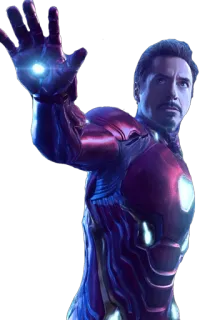 💡 Iron Man Iron Man, Marvel, Super-héros, Tony Stark, Avengers telegram sticker