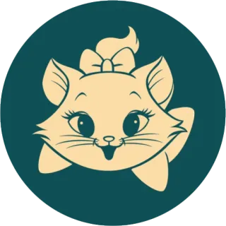 🐈 cat, kitten, cartoon, cute, animal telegram sticker