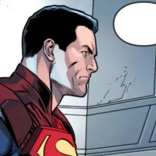 🦯 Superman супергерой, комикс, DC Comics, Man of Steel telegram sticker