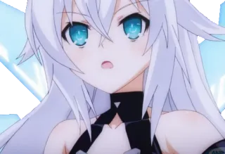 😳 Black Heart Hyperdimension Neptunia Anime, Video game, Karakter, Hyperdimension Neptunia, Black Heart whatsapp sticker