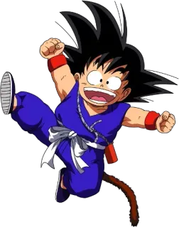 😸 Goku Dragon Ball アニメ, 漫画, 悟空, ドラゴンボール, 格闘, アクション, 武道 telegram sticker