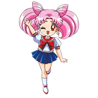 😜 Chibiusa Sailor Moon アニメ, 漫画, ちび, かわいい, マンガ, セーラームーン, ちびうさ telegram sticker