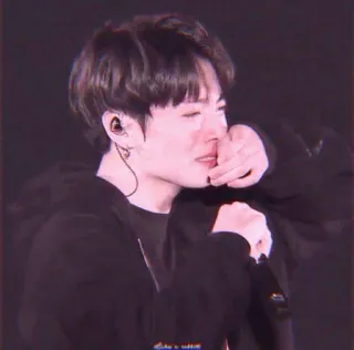😭 man, crying, emotional, sad, concert, person whatsapp sticker