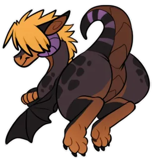 😏 Fantasy, Creatura, Drago, Cartone animato, Adesivo, Animale, Mitologico whatsapp sticker