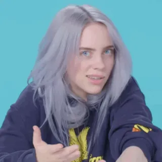 🌵 Billie Eilish 빌리 아일리시, 가수, 유명인, 팝스타 whatsapp sticker