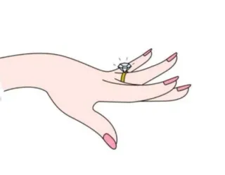 🎌 ring, hand, diamond, jewelry, engagement, wedding telegram sticker