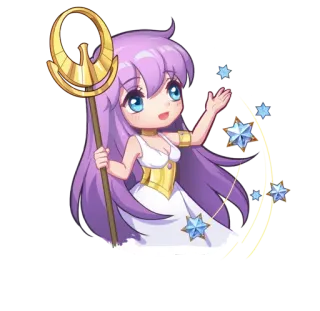 ⭐️ Anime, Desenho animado, Magia, Fofo, Chibi, Personagem, Fantasia telegram sticker
