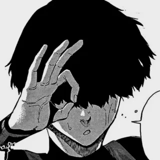 👌 アニメ, キャラクター, OKサイン, 顔 telegram sticker
