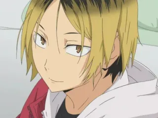😁 Kenma Kozume Haikyuu!! 애니메이션, 만화, 하이큐!!, 코즈메 켄마, 캐릭터, 팬아트 telegram sticker