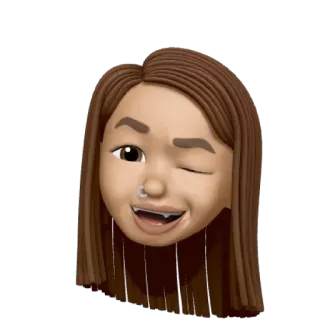 😉 Avatar, Rosto, Emoji, Mulher, Desenho animado telegram sticker