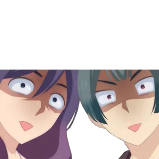 😈 anime, characters, expressions, funny, cartoon whatsapp sticker