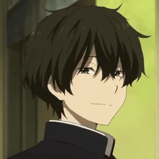 ☕️ Houtarou Oreki Hyouka Anime, Personaje, Hyouka, Houtarou Oreki telegram sticker