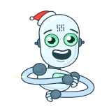 Christmas Robot whatsapp stickers