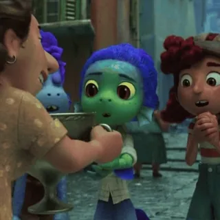 🎉 Luca Luca, Cartoon, Disney, Seemonster, Animationsfilm, Film, Pixar telegram sticker
