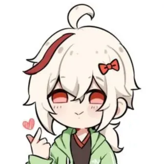 😘 Kaedehara Kazuha Genshin Impact 动漫, 角色, 原神, 枫原万叶 telegram sticker