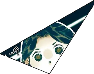 😮 ... 问号, 卡通, 困惑, 眼睛, 脸 telegram sticker