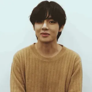 😆 V kpop, idol, sänger, taehyung, bts telegram sticker