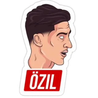 ‼️ Mesut Özil ÖZIL soccer, football, athlete, özil, mesut telegram sticker