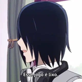 👎 Esse jogo é lixo. Аниме, Скриншот, Субтитры, Текст, Мультфильм telegram sticker