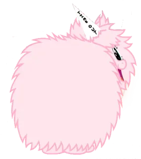 🤯 FUCK OFF offensive, swear word, insulting, pink, cartoon, unicorn telegram sticker