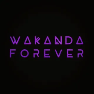 👍 Black Panther WAKANDA FOREVER Wakanda, Black Panther, Marvel, Superhero, Film, Wakanda Forever telegram sticker