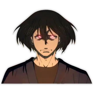 🤬 anime, manga, sticker, character, illustration, portrait whatsapp sticker