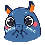 👏 хлоп хлоп zwierzę, kreskówka, słodki, naklejka telegram sticker