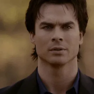 🖤 Damon Salvatore The Vampire Diaries vampir, acara TV, drama, supranatural, Ian Somerhalder telegram sticker