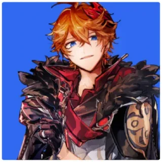 😁 Tartaglia Genshin Impact anime, game, genshin impact, tartaglia, childe, fanart telegram sticker