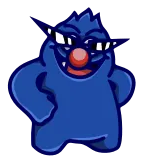 😎 怪物, 卡通, 角色, 眼镜, 酷, 搞笑 whatsapp sticker