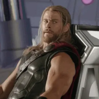 ⚡️ Thor Marvel, Chris Hemsworth, Superheld, Avengers, Donnergott telegram sticker