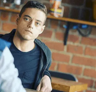 😐 Rami Malek Rami Malek, actor, celebrity telegram sticker