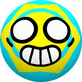 👹 dessin animé, visage, joyeux, autocollant, personnage, emoji whatsapp sticker