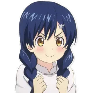 😊 Erina Nakiri Food Wars!: Shokugeki no Soma Anime, Fille, Personnage, Erina Nakiri, Food Wars, Shokugeki no Soma whatsapp sticker