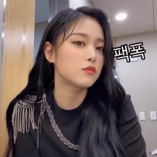 🐱 패폭 kpop, woman, portrait, face, singer, korean telegram sticker