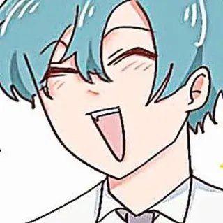 🎸 อนิเมะ, การ์ตูน, มังงะ, มีความสุข, ยิ้ม, ตัวละคร, ภาพประกอบ telegram sticker