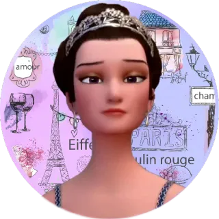 😐 amour, Paris, Moulin rouge Parigi, Torre Eiffel, Francia, Romantico, Moulin Rouge whatsapp sticker