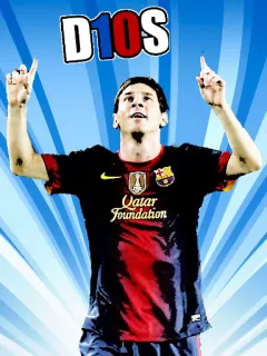 ️ Lionel Messi D10S football, athlète, messi, football, sport telegram sticker