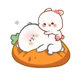 Peter and Molly2 @moe_sticker_bot telegram stickers