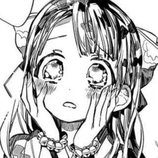 🎐 anime, manga, girl, sad, crying telegram sticker
