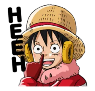 😁 Luffy One Piece Anime, One Piece, Luffy, Kartun, Karakter, Manga whatsapp sticker