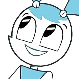 😃 Jenny Wakeman My Life as a Teenage Robot Cartoon, Robot, Adolescent, Personnage, Animé telegram sticker