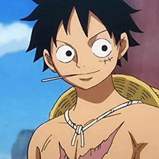 ❤️‍🔥 Monkey D. Luffy One Piece Anime, One Piece, Luffy, Mangá, Chapéu de Palha telegram sticker