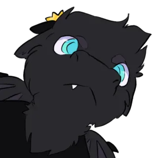 👀 dragón, fantasía, dibujos animados, lindo, personaje telegram sticker