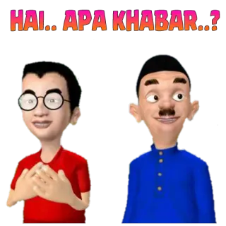 Kartun Malaysia whatsapp stickers